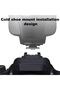 Two sets of cold shoe mounts, made of aluminum alloy, equipped with 6.35mm screws and hex keys, for SLR camera mounting, flash, LED light, monitor... - 5