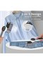 Handheld Garment Steamer, Portable Hand Iron and Clothes Wrinkle Remover for Easy Home and Travel Steaming - 4