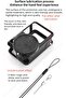 Silicone protective case for DJI Action 6 with lens cap and lanyard - Shockproof and scratch-resistant action camera protective kit - 4