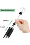 Outdoor safety rope with carabiners - 10m nylon for climbing & hiking - 4