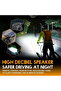 3-in-1 solar-powered bicycle light - solar-powered bicycle light w/speaker - bicycle light w/alarm Func - bicycle spotlight - 2