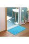 Bathroom Chenille Anti-Slip Floor Mat & Shower Area Carpet, Bathtub Rug, Blue, 40x60cm - 4