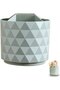 360° Rotating 5-Compartment Desktop Pen Holder, plastic stationary organizer for office & school.