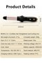 2-in-1 Cordless Hair Straightener & Curler, 25mm Ceramic Plate Mini Travel Flat Iron, 150-180°C USB Rechargeable - 2
