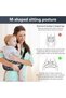 Black and white, For infants weighing no more than 13.5 kg, Cotton-polyester blend, Wrap-style, Toddler carrier, Breathable and safe, Shoulder carry - 3