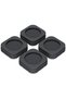 4-Piece Washing Machine Shock Absorbing Pads - Anti-Slip Rubber Pads - Dryer Foot Pads - Black