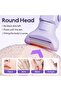 5-in-1 Electric Shaver - with LED Display - Rechargeable Wireless Design - Suitable for Face, Legs, Underarms, Eyebrows, and Body - Purple - 4