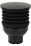Blowing Bean Bin Handheld Coffee Grinder Single Dose Hopper with Silicone Bellows Cleaning Tool - Universal Aluminum Alloy for Eureka Mignon (Black)