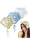 3-piece retro crocheted knotted headband set, perfect for summer beach wear and everyday use, suitable for women and girls.