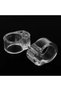 6 - pc Transparent Door Handle Stoppers and Protectors. These door handle stoppers are designed to protect walls and furniture. for bathrooms,... - 2