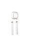 Smart wall-mounted toothbrush holder, no drilling required for installation, hygienic storage, modern bathroom organizer, white. - 2