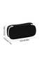 Oxford cloth large capacity pencil case/pencil bag storage and organization office supplies - black - 2
