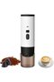 Portable 3-in-1 Electric Espresso Coffee Machine for Camping, Car, RV & Travel (White)