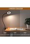 7W flexible clip-on desk lamp with USB interface, 360° rotation, 3 lighting modes and 10 levels of brightness adjustment. - 2