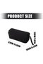Premium PU leather hair dryer storage box with internal dividers, safe and portable, specially designed for women's travel hair dryers (black). - 3