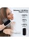 2-in-1 negative ion hair straightener, cordless straightening comb, mini portable hair straightener, heated straightening comb, white. - 5