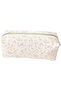 Floral Makeup Bag Brush Pouch Travel Everyday Organizer for Women Girls Cute