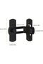 Four 90-degree angle locks, 90-degree door locks and bolts, all made of stainless steel. - 3
