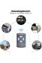 2 Garage Door Remote Controls - Compatible with HORMANN HSM4 868 - Blue Buttons - Metal Material - 5