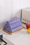 8-Pack Highly Absorbent Microfiber Kitchen Dishcloths & Hand Towels (30x30cm, Purple) - 2