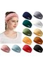 Women's Sports Headbands - Running Sweatbands - 12-Pack Women's Headbands - Elastic Hairbands - Fitness Running