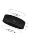 3-piece non-slip black sports sweatband set for running, yoga, cycling, and basketball - 2