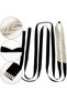 Bridal Belt VM-110 - White metal alloy, inlaid with rhinestones, with ribbon - Handmade - 7