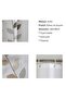 Shower curtain - Waterproof - 182x182 cm - 12 hooks - Rust resistant - Modern style - 2
