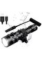 Rechargeable LED flashlight, 1600 lumens, tactical high-brightness flashlight, 5 modes, USB interface