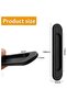 set of 4 self-adhesive sliding door handles with double-sided tape, suitable for cabinets, windows, and refrigerators (black). - 5