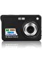Suitable for Digital Camera FHD 4K 56MP Compact 20x Zoom Autofocus Waterproof Black