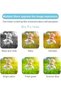 Mini CCD - HD 1080P - 48 MP, 4x zoom, compact digital camera with dual lenses and support for 32 GB card for boys, girls, teenagers, gift - pink - 5