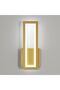 This minimalist 17W rectangular acrylic LED wall lamp is perfect for use in offices and dressing tables.