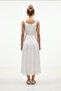Scalloped Summer Midi Dress Lby0063 White - 5