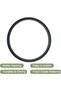 Juicer gasket replacement, rubber ring seal, suitable for Nutribute gasket parts, applicable to Blender 900W series. - 4