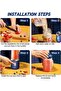 Portable multi - functional juicer, blender, and smoothie maker - Mini blender - 400ml - USB rechargeable - Compact and portable - for making... - 2