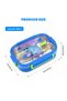 Skate Dino Kids 304 Stainless Steel Lunch Box 550ml, 3‑Compartment Removable Microwave‑Safe Inner Tray, Leak‑Proof Portable Food Container for Boys School Picnic Outdoor - 3