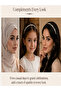 عصابة رأس مزينة بالأحجار الكريمة على شكل برقوق - 6