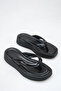 Black Women's Flip-Flops, Casual and Comfortable