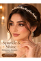 عصابة رأس مزينة بالأحجار الكريمة على شكل برقوق - 3