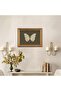 Gold Framed Vintage White Butterfly Canvas Wall Art (60x80 cm) - 5