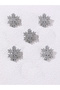 Set of 5 - Snowflake Hair Clips - 4