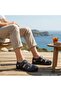 231201 Men's Genuine Leather Closed Toe Anatomical and Comfort Sole Daily Sandals - 2