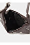 Coffee Brown Studded Shoulder Bag - 4