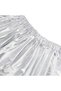 Women’s Metallic Mini Skirt – Shiny Elastic Pleated Flared Rave Party Costume Skirt for Festivals, Dance, Club & Halloween - 6
