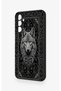 Samsung A24 Compatible Ethnic Wolf Pattern Silicone Case - 4