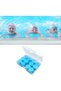 12PCS Silicone Swimming Ear Plugs with Storage Case – Waterproof Moldable Reusable Ear Plugs for Swimming, Showering & Water Sports, Blue - 5