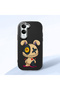 Vivo Y04 Compatible Case Camera Protector Black Silicone Couple Phone Case Character Patterned
