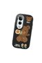 Vivo V50 Lite Compatible Case Camera Protector Black Silicone Couple Phone Case Bear Patterned - 3