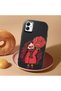 Samsung Galaxy A04E Compatible Case Camera Protector Black Silicone Couple Phone Case Girl Patterned - 2